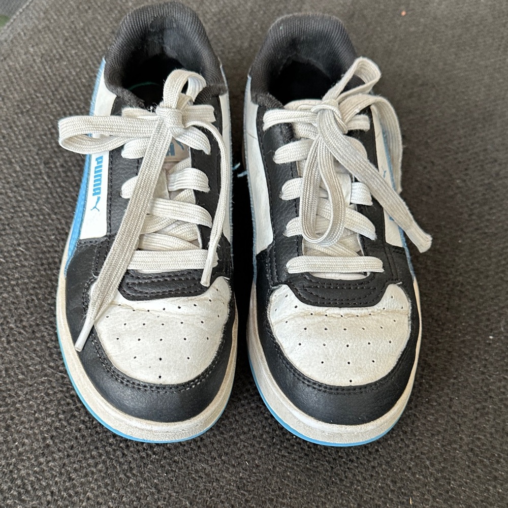 Puma Kids Black and Gray Sneakers